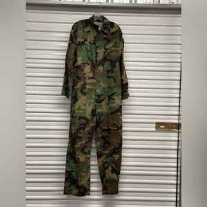 Military Mechanic Cold Weather Type I Woodland‎ Camouflage Coveralls